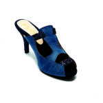 4_PAIO_TEXAS BLUE SHIMMER MULE STILETTO HEELS_INR 3,190